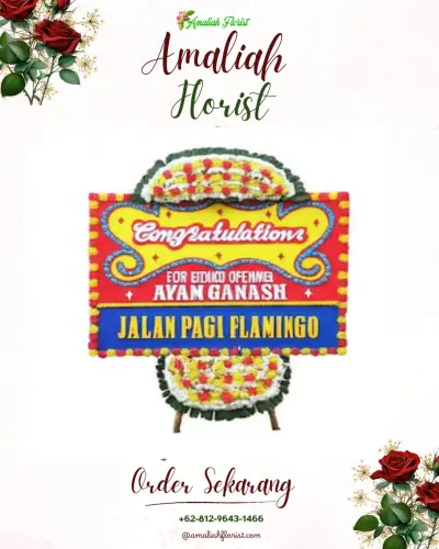 Bunga Papan Congratulation di Tumumpa Satu